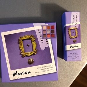 Revolution eyeshadow palette and lipstick